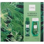 C-Thru Luminous Emerald sprchový gel 250 ml + deospray 150 ml dárková sada – Zboží Dáma