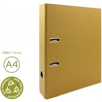 Luma Eco Pořadač pákový 70 mm A4 kraft – Zboží Živě