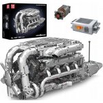 Mould King 10168 Automobilový motor Mercedes AMG V8 Twin-turbo – Sleviste.cz
