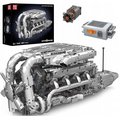 Mould King 10168 Automobilový motor Mercedes AMG V8 Twin-turbo – Sleviste.cz