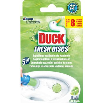 Duck Fresh discs čistič WC Limetka 2 x 36 ml