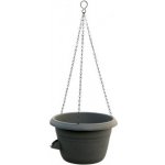 Nohel Garden Žardinka samozavlažovací SIESTA závěsná antracit 25x16 cm – Hledejceny.cz