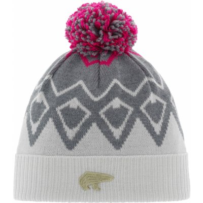 Eisbär Ziggy OS PomPom MÜ 100 White Graumele Pitti Pink – Hledejceny.cz