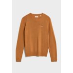 Gant Shield Lambswool C-neck hnědá – Zboží Dáma