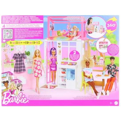 Barbie Skládací dům HCD47 od 1 465 Kč - Heureka.cz