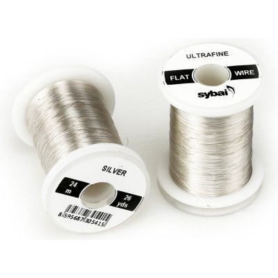 Sybai Drátek Flat Colour Wire Ultrafine Silver – Hledejceny.cz
