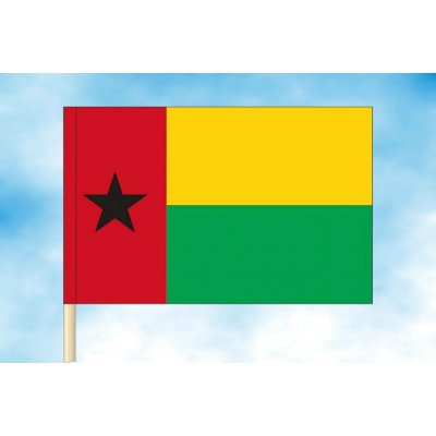 LIBEA, s.r.o. Vlajka Guiney-Bissau Rozměr: 40×60 cm, Uchycení: Návlek na žerď – Hledejceny.cz