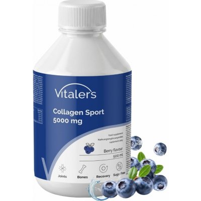Vitaler's Collagen Sport 5000 mg, borůvka 500 ml – Hledejceny.cz