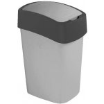 Curver Flipbin 02170-686 9 l šedý / černý – Sleviste.cz