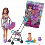 Barbie Skipper Chůva Sada S Kočárkem – Zboží Dáma