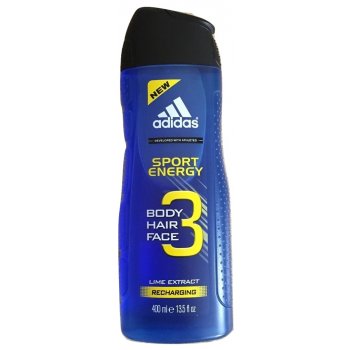 Adidas 3 Active Sport Energy Men sprchový gel 400 ml