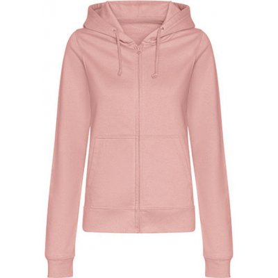 Just Hoods dámská mikina do pasu JH065 Dusty Pink – Zboží Mobilmania