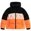 Dětská bunda Guess Hooded Ls Padded Jacket L3BL02WB240-F394 oranžový