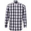 Pánská Košile Premier Workwear pánská bavlněná košile s dlouhým rukávem PR254 black