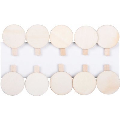 MFP 8886382 Kolíček dřevěný kolečko pr. 3cm/10ks – Hledejceny.cz