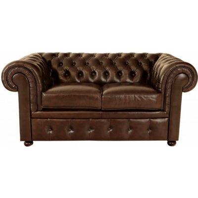 indickynabytek.cz Chesterfield Comfort z pravé hovězí kůže Brown – Zbozi.Blesk.cz