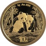 China Mint Zlatá mince Panda 2026 1 g – Zboží Dáma