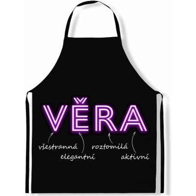 Impar Zástěra Ženská jména NEON Věra – Hledejceny.cz