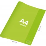Junior Obal na sešit A4 PVC 432x304 mm Neon Color průhledný zelený – Zboží Mobilmania