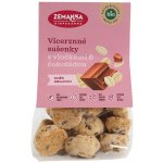 Biopekárna Zemanka Vícezrnné bio sušenky s čokoládu a vločkami 100 g – Zboží Dáma