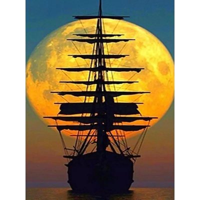 Gaira® Malování podle čísel Plachetnice M4108 – Zboží Dáma