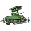 COBI 2569 WWII Americký raketomet Sherman M4A3 CALLIOPE T34