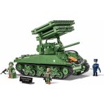 COBI 2569 WWII Americký raketomet Sherman M4A3 CALLIOPE T34 – Zbozi.Blesk.cz