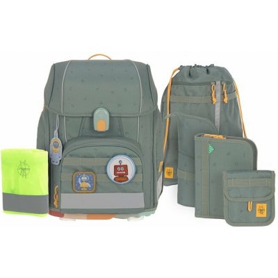 Lässig LÄSSIG School Set Boxy Unique letters green – Sleviste.cz