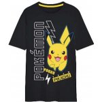 Dětské tričko Pokémon Pikachu černá – Zboží Dáma