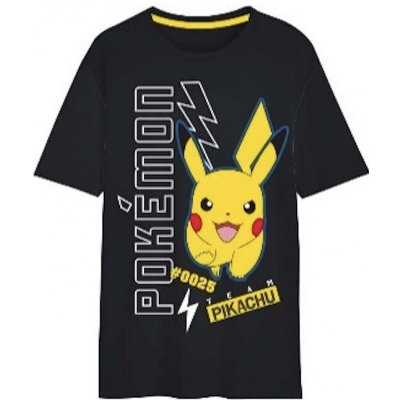 Dětské tričko Pokémon Pikachu černá – Zboží Dáma
