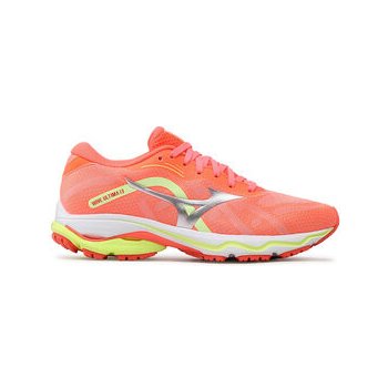 Mizuno Women Wave Prodigy 3 Neon Flame Silver Neo Lime