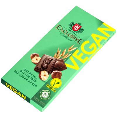 Taitau Exclusive veganská čokoláda s lískovými oříšky 90 g