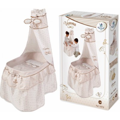 DeCuevas 51078 Pojízdná postýlka pro panenky s nebesy a peřinkou Verona 2024 – Zbozi.Blesk.cz