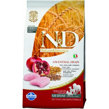 N&D Low Grain Adult Chicken & Pomegranate 2,5 kg