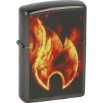 Zippo Flame&Black lesklý – Hledejceny.cz
