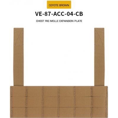 Wosport Chest Rig Molle Expansion panel Coyote – Zbozi.Blesk.cz