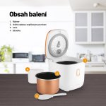 Lauben Multifunction Rice Cooker 1200WR Rose Gold Edition – Sleviste.cz