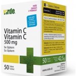 Virde Vitamin C 500 mg se šípkem 50 tablet – Zboží Mobilmania