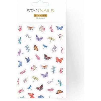 Starnails Nálepky na nehty 2D Premium samolepky SN14 – Zboží Mobilmania