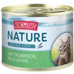 Schmusy Nature Tuňák se zeleninou v želé 12 x 185 g – Hledejceny.cz