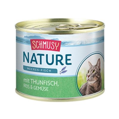 Schmusy Nature Tuňák se zeleninou v želé 12 x 185 g – Hledejceny.cz