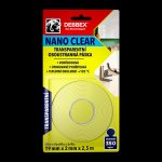 Den Braven Transparentní oboustranná páska Nano clear Debbex 19 x 2 mm x 2,5 m – Sleviste.cz