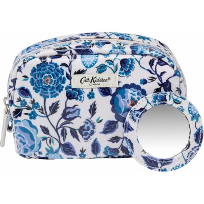 Heathcote & Ivory Cath Kidston kosmetická taška se zrcátkem navy carnation – Sleviste.cz