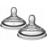 Tommee Tippee savička C2N pomalý průtok transparentní 2 ks – Zboží Dáma