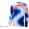 Cyklistický dres Troy Lee Designs Sprint Ultra lucid white/blue