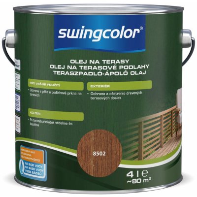 Swingcolor Terasový olej 4 l bangkirai – Hledejceny.cz