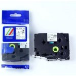 Kompatibilní páska s Brother HSe-241, 17,7mm x 1,5m, černý tisk / bílý podklad – Sleviste.cz
