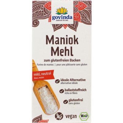 Govinda Manioková mouka bez lepku BIO 450 g – Sleviste.cz