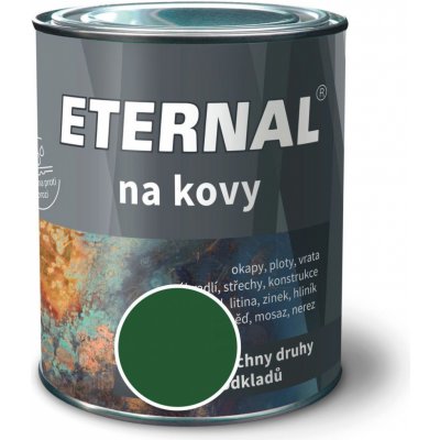 Eternal na kovy univerzální barva na všechny kovy 700 g 406 zelená