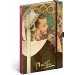 Notes Alfons Mucha Vřes nelinkovaný 13 x 21 cm – Hledejceny.cz